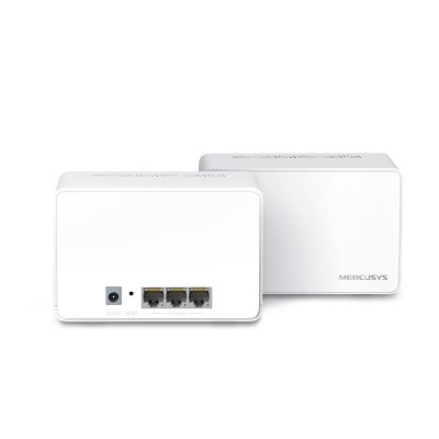 Mercusys Halo H80X(2-pack) Doble banda (2,4 GHz  5 GHz) Wi-Fi 6 (802.11ax) Blanco 3 Interno