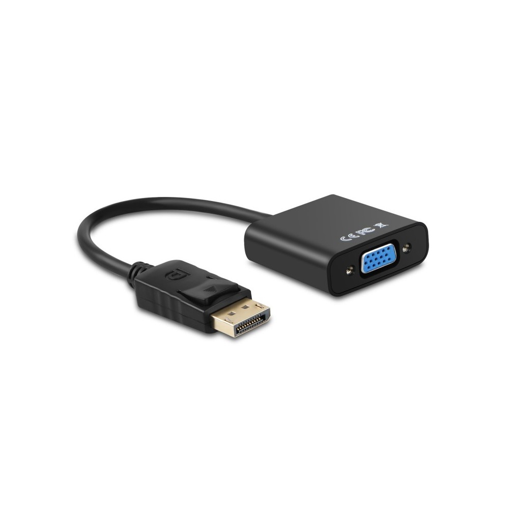 AISENS CONVERSOR DISPLAYPORT A SVGA, DPM-SVGAH, NEGRO, 15CM