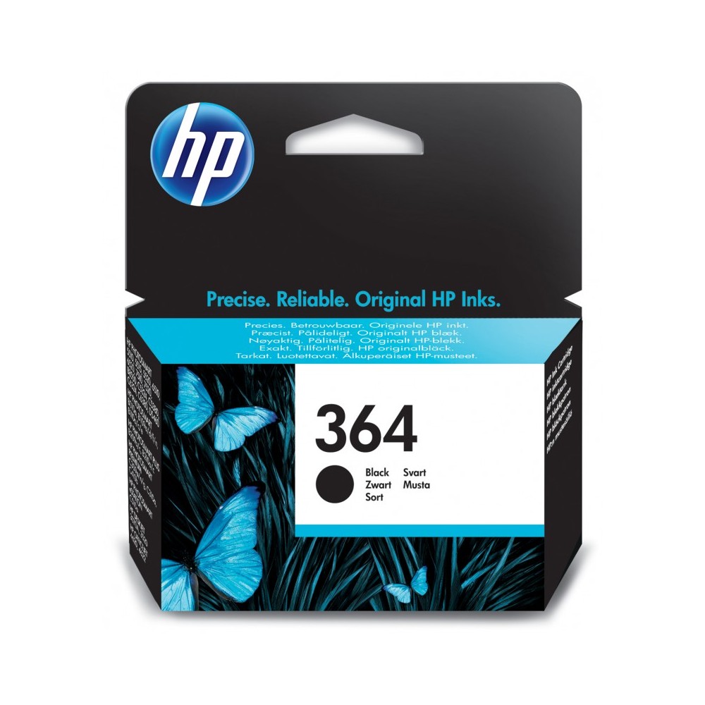 HP Cartucho de tinta original 364 negro