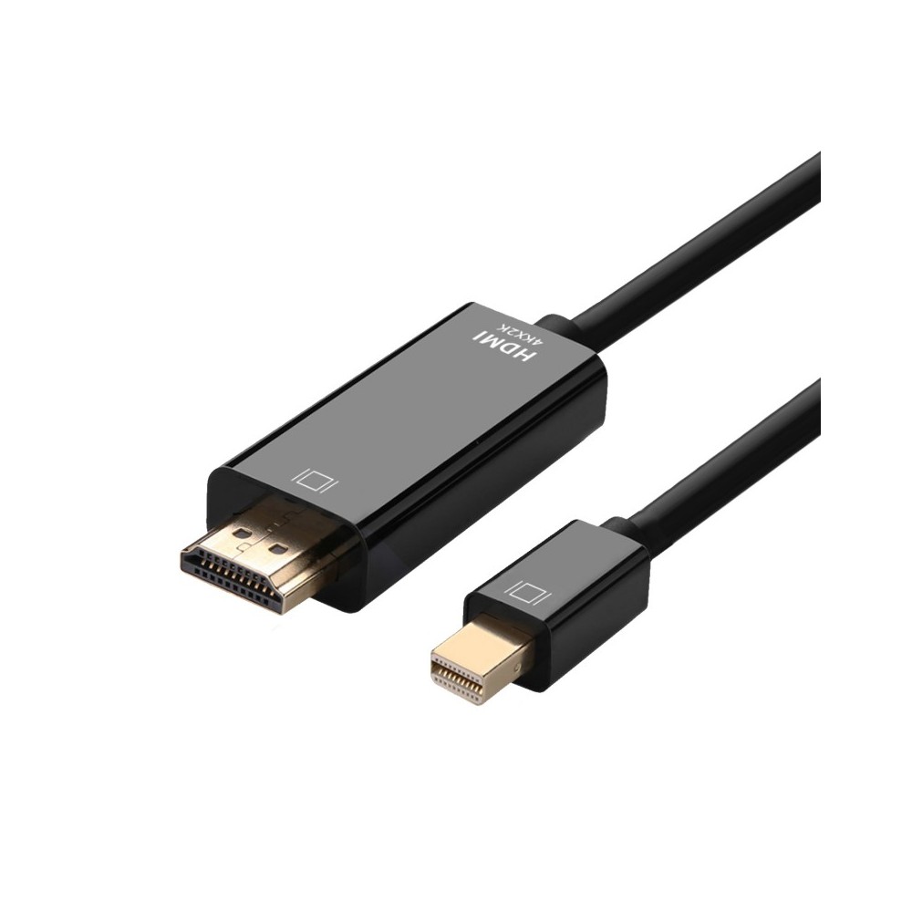 AISENS CABLE CONVERSOR MINI DP A HDMI, MINI DPM-HDMIM, NEGRO, 2.0M