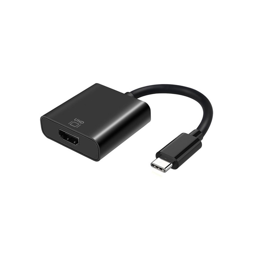 AISENS Conversor USB-C a HDMI 4k@60Hz, USB-CM-HDMIH, Negro, 15cm
