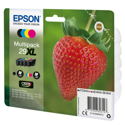 Epson Strawberry Multipack 4-colours 29XL Claria Home Ink