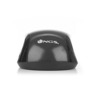 NGS Black Mist ratón mano derecha USB tipo A Óptico 800 DPI