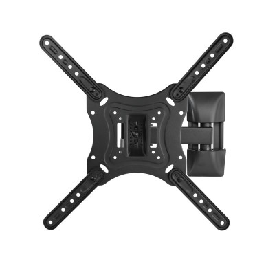 TooQ Soporte Giratorio e Inclinable para Monitor  TV LCD, Plasma de 23”- 55”, con Dos Pivotes, Negro