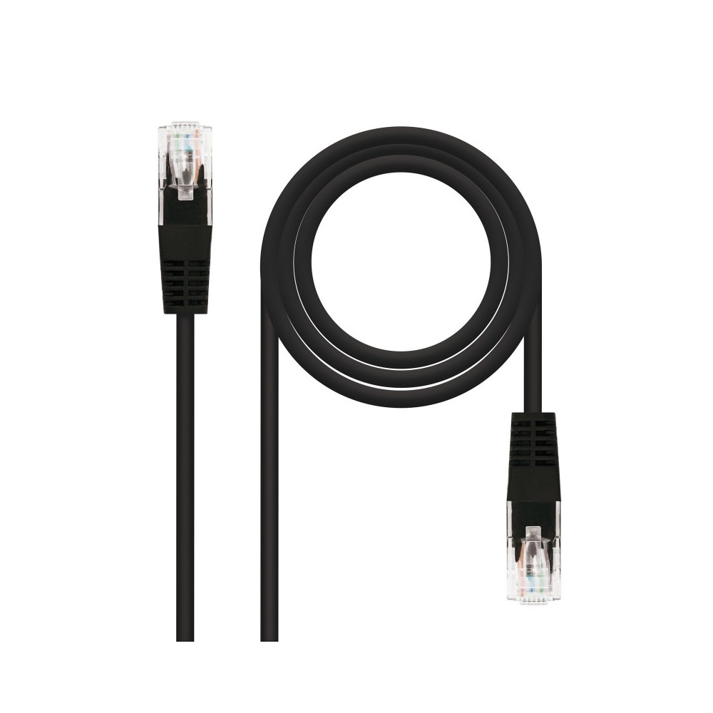 Nanocable 10.20.0400-BK cable de red Negro 0,5 m Cat6e UUTP (UTP)