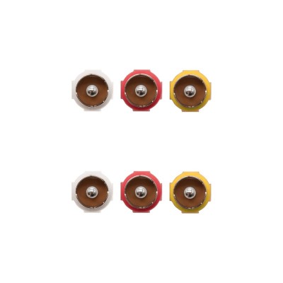 Nanocable 10.24.0802 cable de vídeo compuesto 1,8 m 3 x RCA Negro