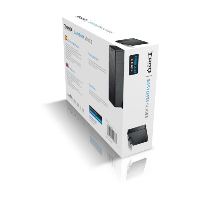 TooQ CAJA HDD 3,5" SATA A USB 2.03.0 NEGRA