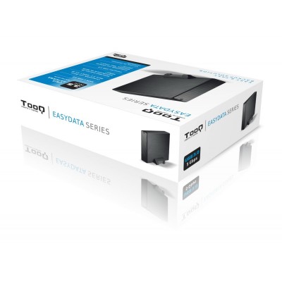 TooQ CAJA HDD 3,5" SATA A USB 2.03.0 NEGRA