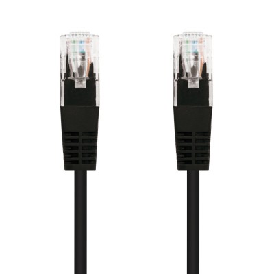 Nanocable 10.20.0401-BK cable de red Negro 1 m Cat6e UUTP (UTP)