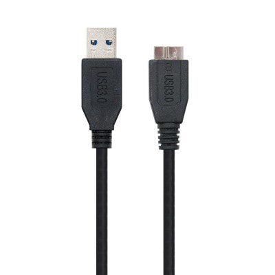 Nanocable CABLE USB 3.0, TIPO AM-MICRO BM, NEGRO, 1.0 M