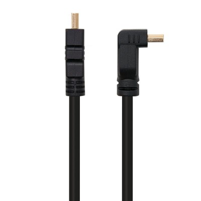 Nanocable CABLE HDMI ACODADO V1.4 (ALTA VELOCIDAD  HEC), AM-AM, 1.8 M