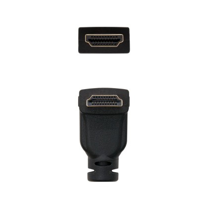 Nanocable CABLE HDMI ACODADO V1.4 (ALTA VELOCIDAD  HEC), AM-AM, 1.8 M