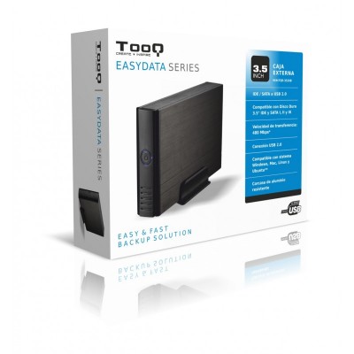 TooQ CAJA HDD 3,5" IDESATA A USB 2.0 NEGRA
