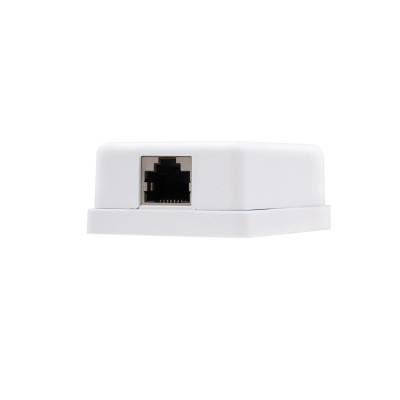 Nanocable ROSETA DE SUPERFICIE PARA RJ45 CAT.6 FTP 1 TOMA, BLANCO