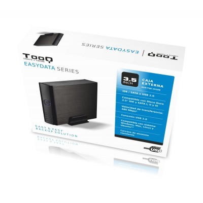 TooQ CAJA HDD 3,5" IDESATA A USB 2.0 NEGRA