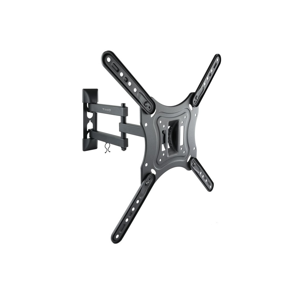 TooQ Soporte Giratorio e Inclinable para Monitor  TV LCD, Plasma de 23”- 55”, con Tres Pivotes, Negro