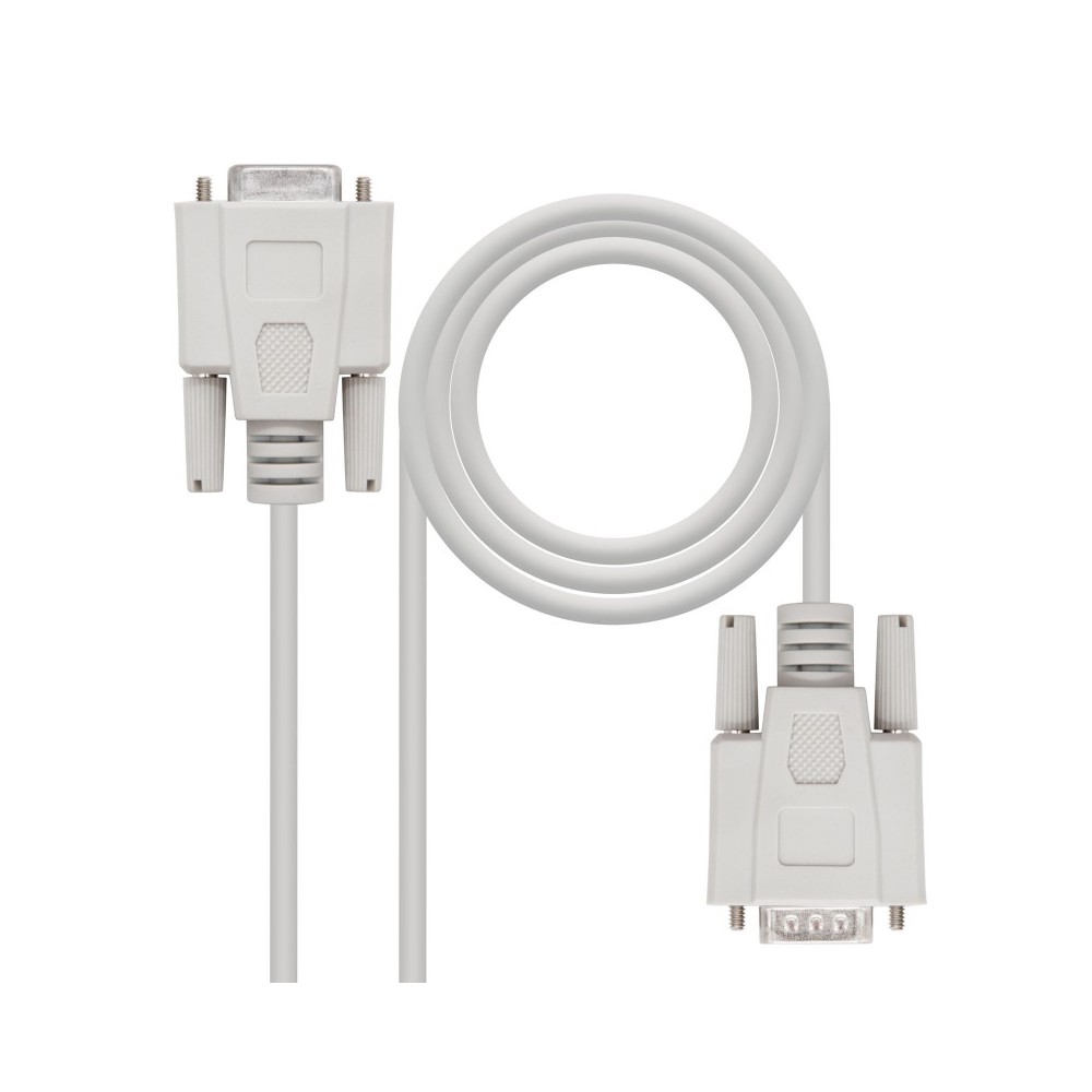 Nanocable CABLE SERIE RS232 DB9M-DB9H 1.8 M