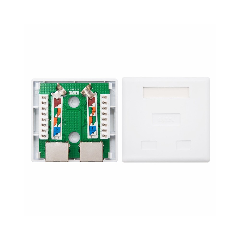 Nanocable 10.21.1102 caja de tomacorriente RJ-45