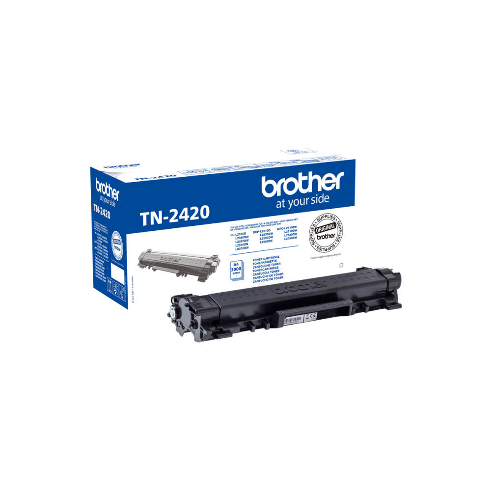 Brother TN2420 Tóner Negro