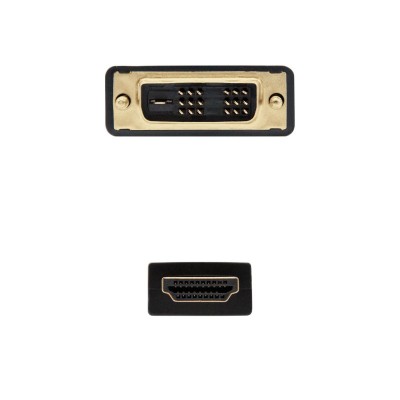 Nanocable HDMI - DVI, 3m HDMI tipo A (Estándar) Negro