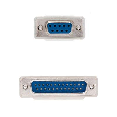 Nanocable CABLE SERIE NULL MODEM DB9H-DB25M 1.8 M