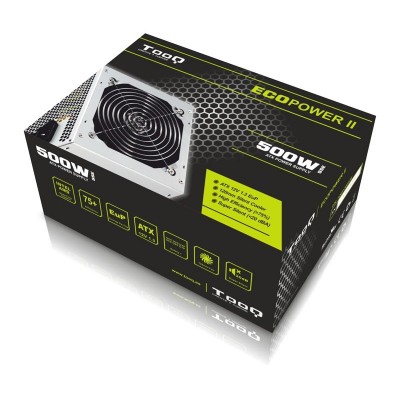 TooQ TQEP-500SSE unidad de fuente de alimentación 500 W 24-pin ATX ATX Plata