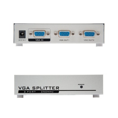 Nanocable VGA DUPLICADOR PARA 2 MONITORES CON ALIM.