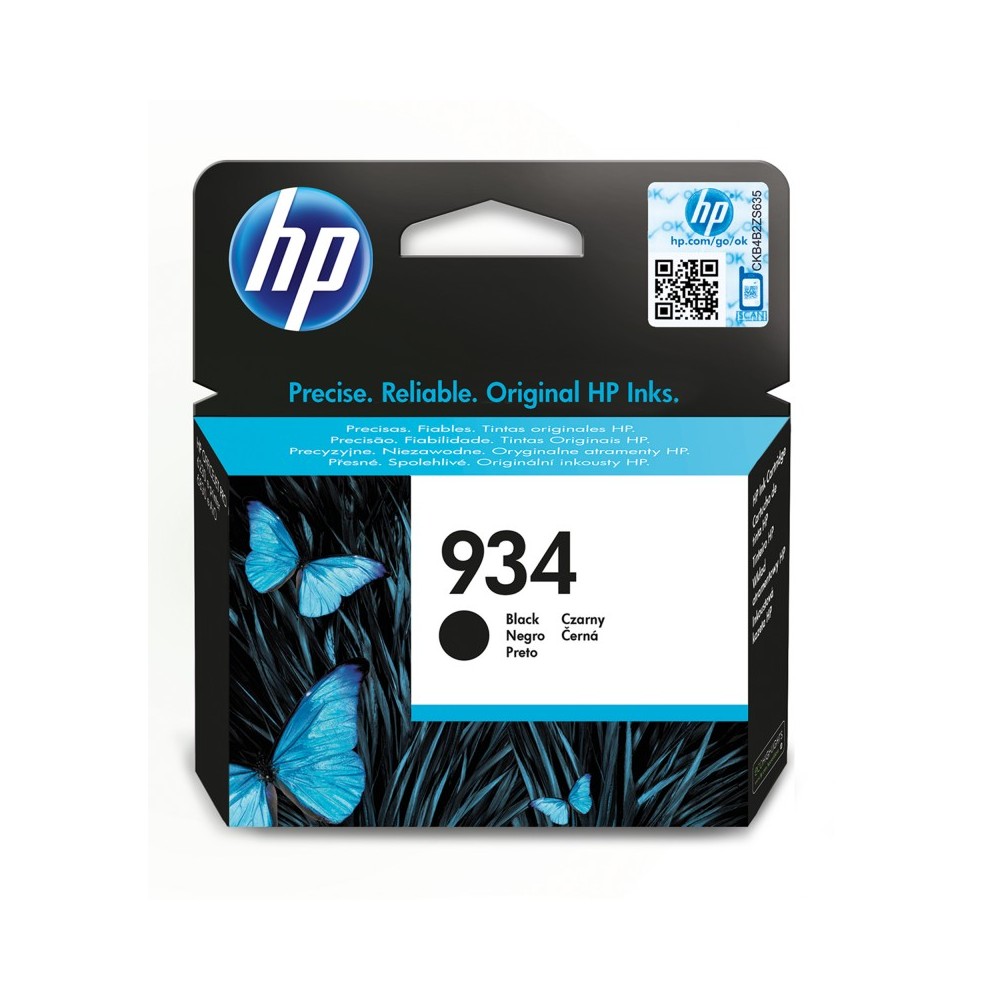 HP Cartucho de tinta original 934 negro