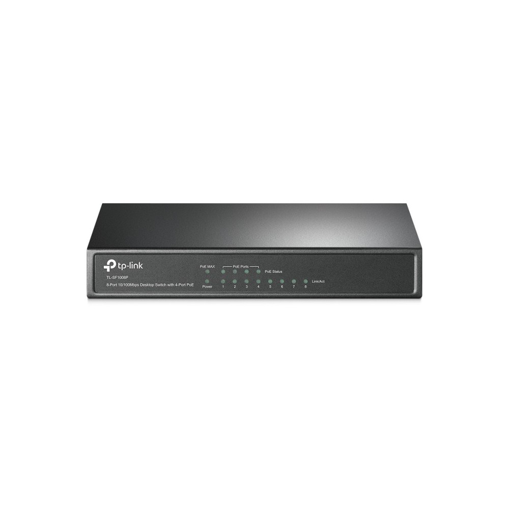 TP-Link TL-SF1008P No administrado Fast Ethernet (10100) Energía sobre Ethernet (PoE) Negro
