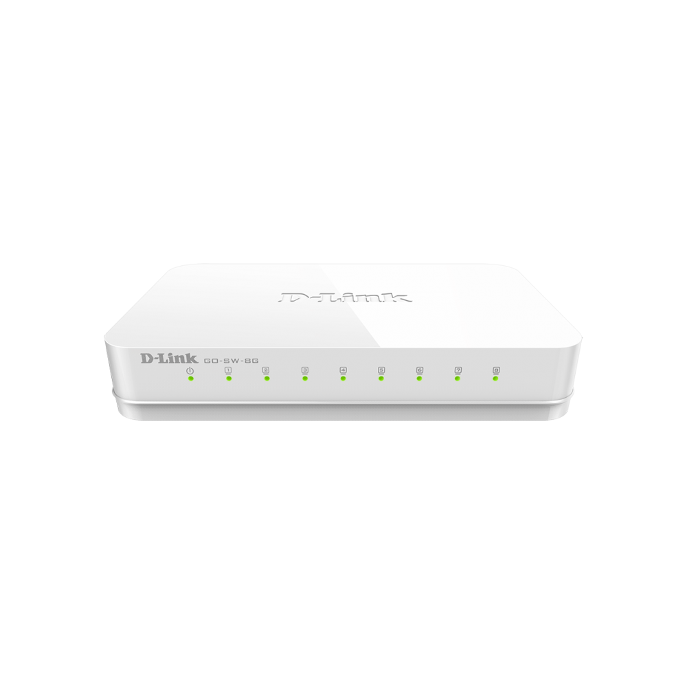 D-Link GO-SW-8GE switch No administrado Gigabit Ethernet (101001000) Blanco