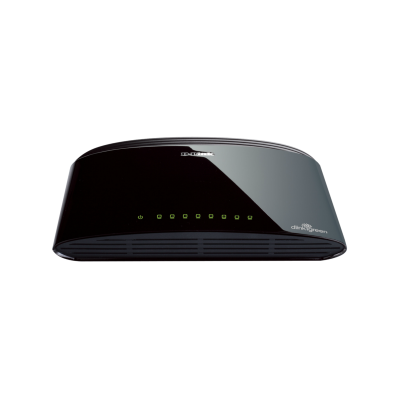 D-Link DES-1008D No administrado Fast Ethernet (10100) Negro