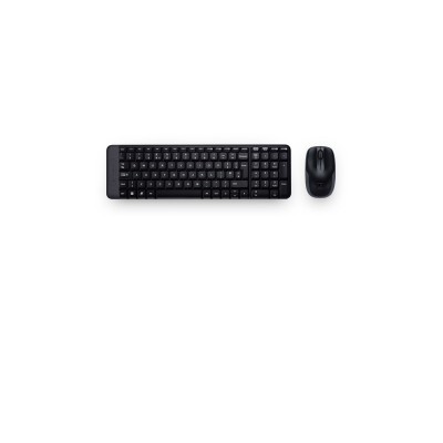 Logitech Wireless Combo MK220 teclado Ratón incluido USB Español Negro