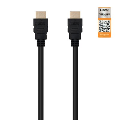 Nanocable HDMI V2.0, 2m cable HDMI HDMI tipo A (Estándar) Negro
