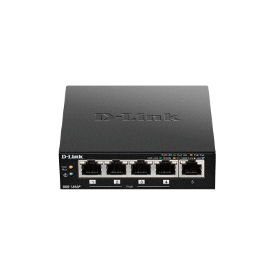 D-Link DGS-1005PE switch No administrado L2 Gigabit Ethernet (101001000) Energía sobre Ethernet (PoE) Negro