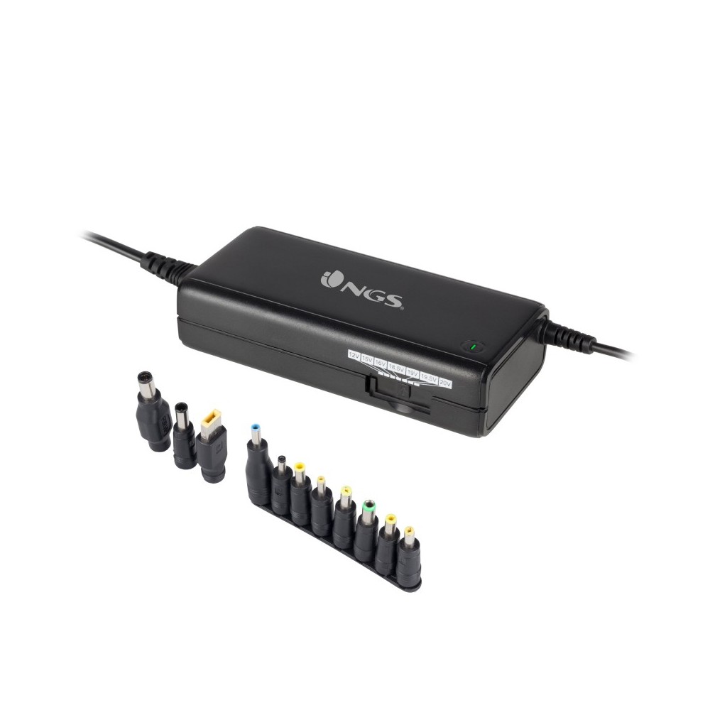 NGS Ban adaptador e inversor de corriente Interior 90 W Negro