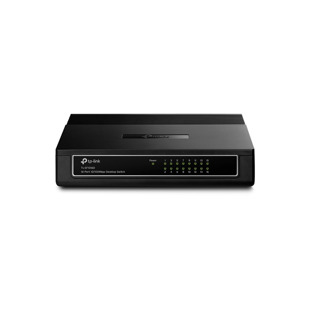 TP-Link TL-SF1016D No administrado Fast Ethernet (10100) Negro