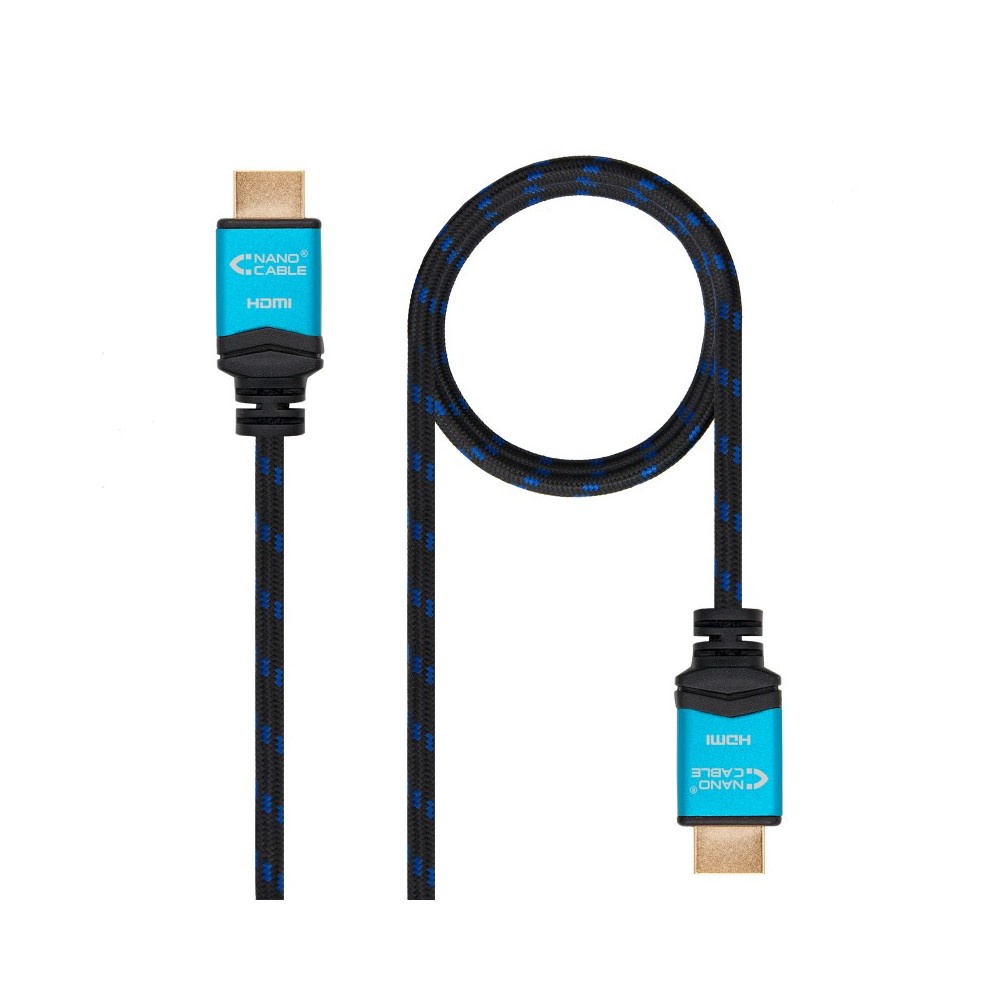 Nanocable Cable HDMI V2.0 4K@60GHz 18 Gbps AM-AM, negro, 3.0 m