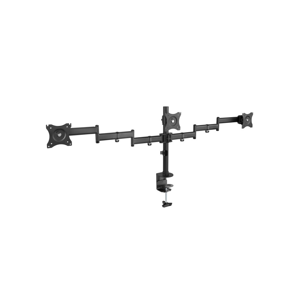 TooQ Soporte de mesa para 3 pantallas (monitor  plasma  LCD  LED) 13"-27"