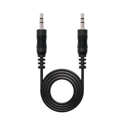 Nanocable Cable audio estéreo, Jack 3.5M-Jack 3.5M, negro, 15m