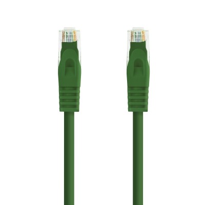 Nanocable Cable de red latiguillo RJ45 LSZH Cat.6A UTP AWG24, Verde, 0.5m