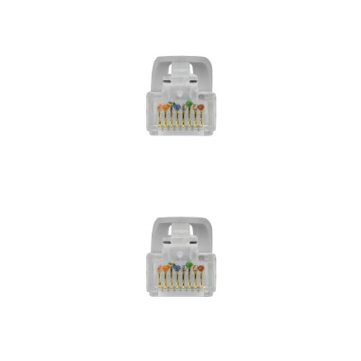 Nanocable Cable de red latiguillo RJ45 LSZH Cat.6A UTP AWG24, Gris, 0.5 m