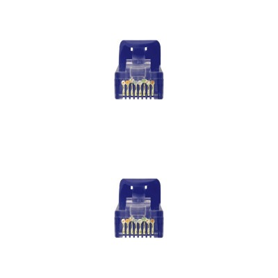 Nanocable Cable de red latiguillo RJ45 LSZH Cat.6A UTP AWG24, Azul, 2.0m