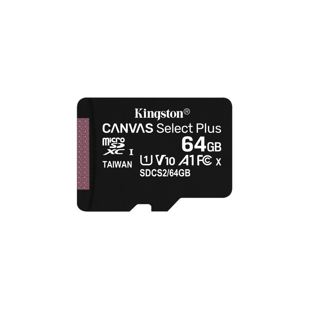 Kingston Technology Canvas Select Plus 64 GB MicroSDXC UHS-I Clase 10