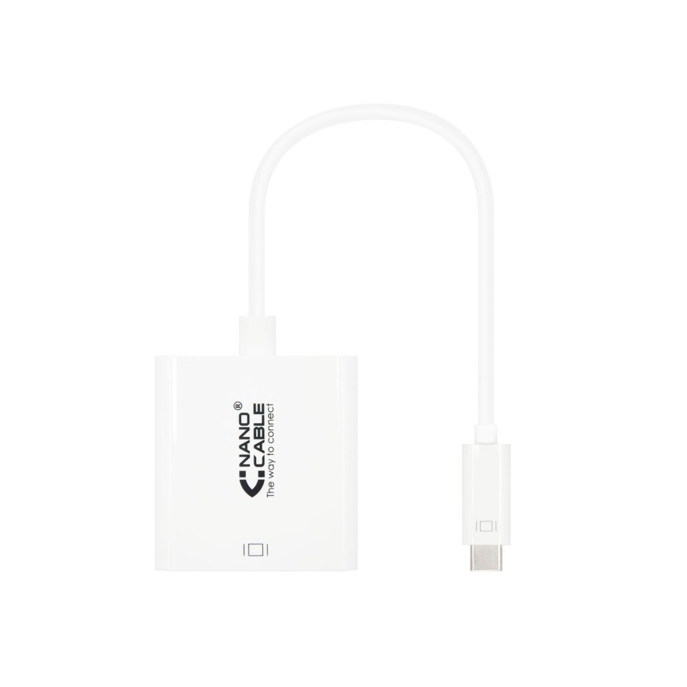 Nanocable CONVERSOR USB-C A DVI-D, 15 CM