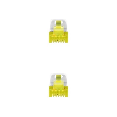 Nanocable Cable de red latiguillo RJ45 LSZH Cat.6A SFTP AWG26, Blanco, 2.0 m