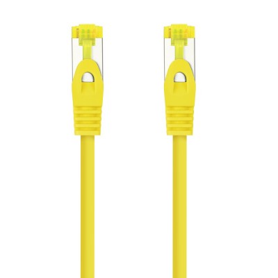 Nanocable Cable de red latiguillo RJ45 LSZH Cat.6A SFTP AWG26, Amarillo, 1.0 m