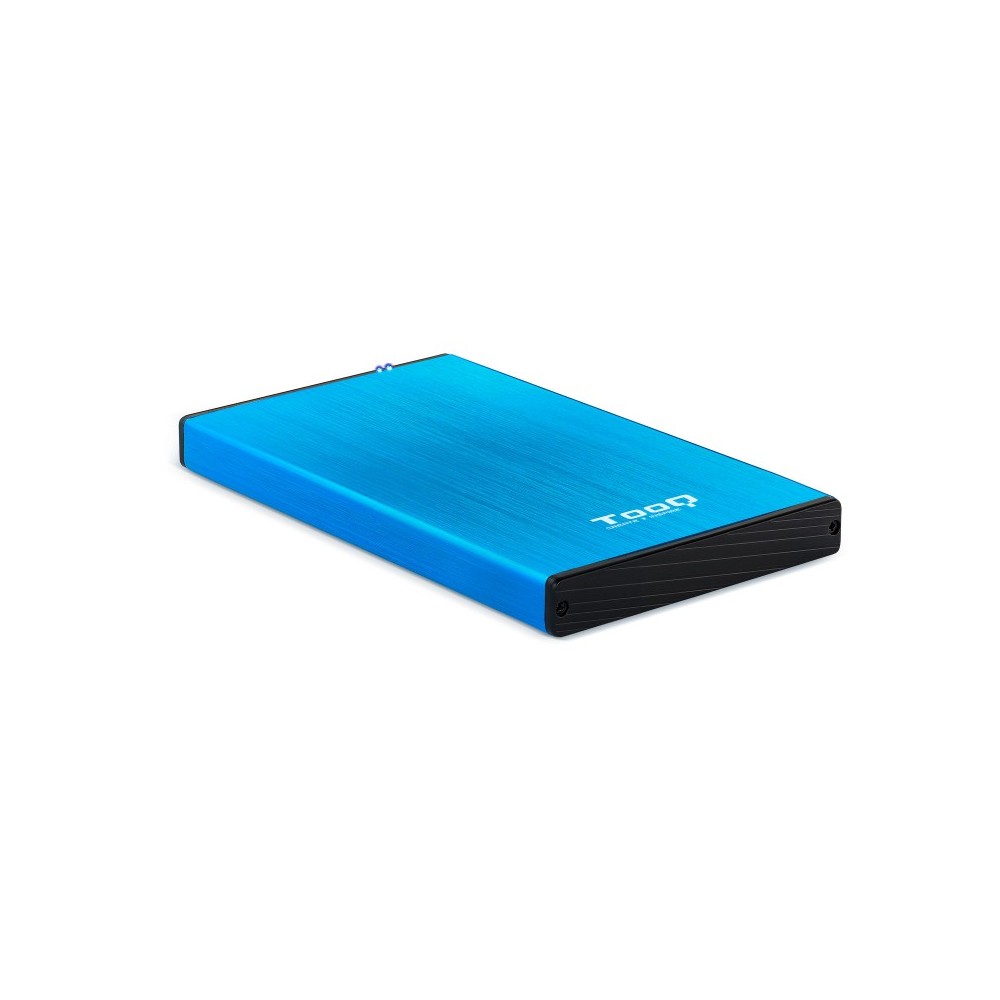 TooQ TQE-2527BL caja para disco duro externo Caja de disco duro (HDD) Negro, Azul 2.5"