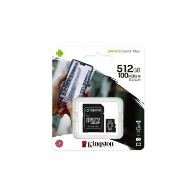 Kingston Technology Canvas Select Plus 512 GB SDXC UHS-I Clase 10